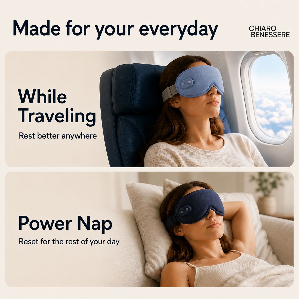 Chiaro Somnus Recovery Eye Mask