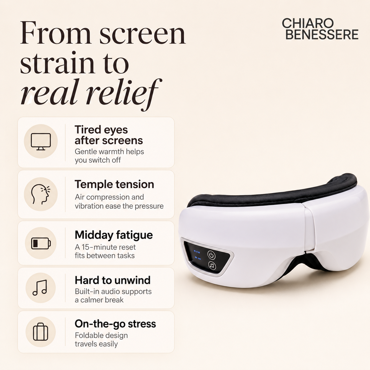 Chiaro Visio Aura Eye Massager